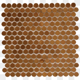 Brown Penny Round Tiles, HD Png Download - daltile png