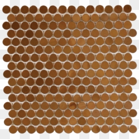Brown Penny Round Tiles, HD Png Download - daltile png