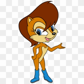 Sonic Sally Acorn, HD Png Download - sally png