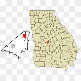 Peach County Georgia Incorporated And Unincorporated - County Ga, HD Png Download - georgia peach png