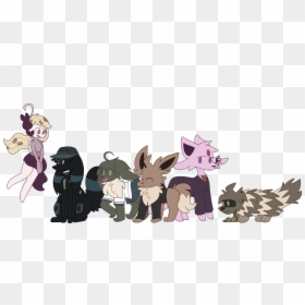 Danganronpa Characters As Pokemon, HD Png Download - murkrow png
