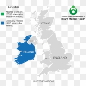 Alliance For The Advancement Of Infant Mental Health - Peterborough On Map Of England, HD Png Download - ireland map png