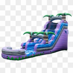 Ws 1029 Hr 4 - Purple Crush Water Slide, HD Png Download - bouncy house png