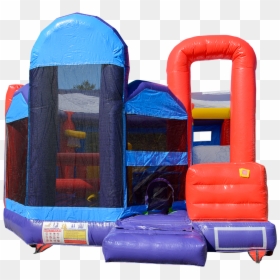 Bounce House With Slide Rental Cape Cod And Dartmouth - Bounce Houses With Slides, HD Png Download - bouncy house png