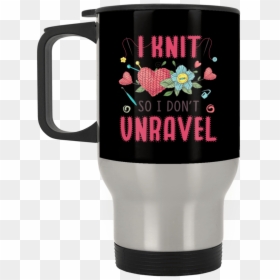 Silver Travel Mug - Mug, HD Png Download - unravel png