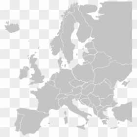 St Petersburg In Europe, HD Png Download - blank map of europe png