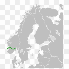 Blank Map Of Europe Cropped1 - Bohuslän Region, HD Png Download - blank map of europe png