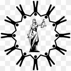 Justice Clipart Law And Order - Community Pictogram, HD Png Download - law and order png