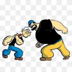 Popeye And Bluto, HD Png Download - brutus png