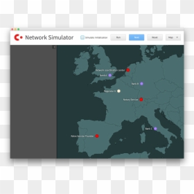 Images/network-simulator - Europe In February, HD Png Download - corda png