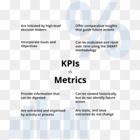 Metrics Vs Kpis Comparison - Metric Vs Kpi, HD Png Download - vhv