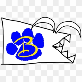Schoolballs Wiki - Letter B In Paw Print, HD Png Download - rawr png