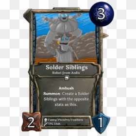 Solder Siblings - Dwarf Card, HD Png Download - siblings png