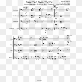 Sheet Music, HD Png Download - pokemon gym png