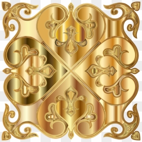 Tile Gold Png, Transparent Png - elegant design png