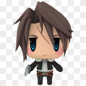 Download Zip Archive - Chibi World Of Final Fantasy, HD Png Download - squall png