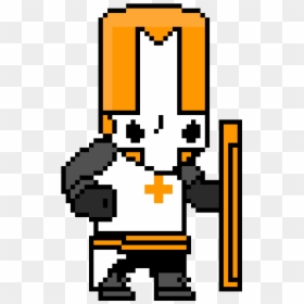 Castle Crashers Orange Knight Png, Transparent Png - castle crasher png