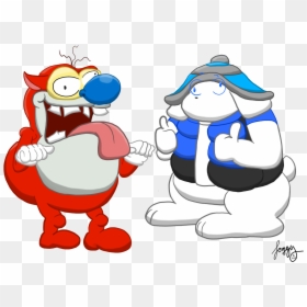Scuff & Stimpy - Cartoon, HD Png Download - stimpy png