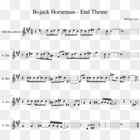 Bojack Horseman Theme Alto Sax, HD Png Download - bojack png