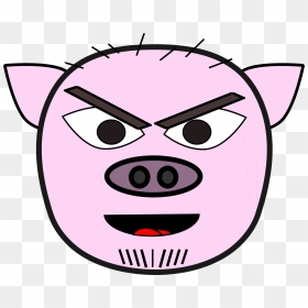 Kepala Babi Png, Transparent Png - angry pig png