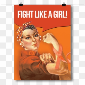 Ms Multiple Sclerosis Awareness - Rosie The Riveter Black And White, HD Png Download - multiple sclerosis png