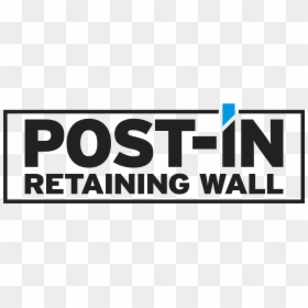 Post In Retaining Wall Logo - Parallel, HD Png Download - fence post png