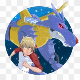 Yamato And Metalgarurumon - Cartoon, HD Png Download - yamato png