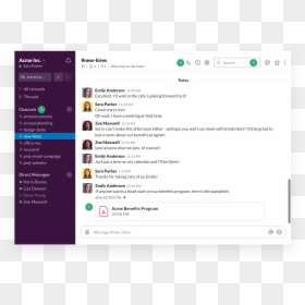 Slack Channels Example #schedule, HD Png Download - emily wants to play png