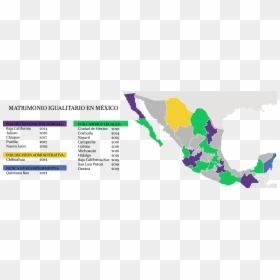 Infrastructure In Mexico Map, HD Png Download - mapa mexico png