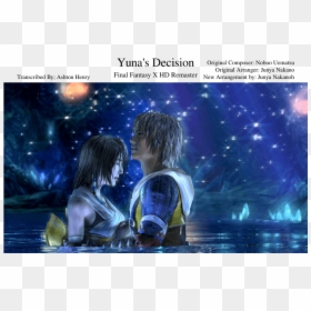 Yuna Tidus Water Scene, HD Png Download - yuna png
