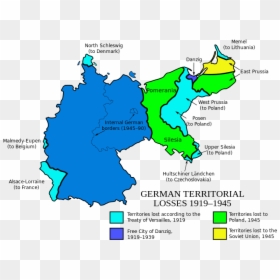 East Prussia Germany, HD Png Download - germany map png