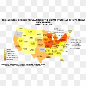 German Population Of Ohio, HD Png Download - germany map png