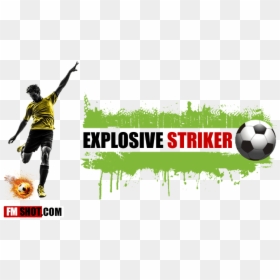 Explosive Striker - Football Vector Image Color, HD Png Download - striker png