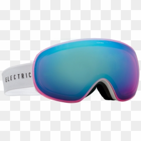 5 Snow Goggle Gloss White W/ Rose Blue Chrome - Diving Equipment, HD Png Download - eg3 png