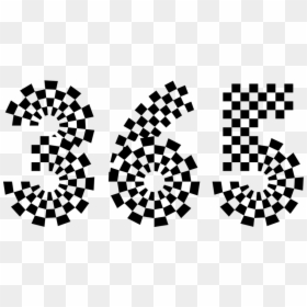 Pattern Typeface No - Black And White Checkered Numbers, HD Png Download - checker board png
