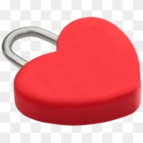Heart Love Lock Romance - Heart, HD Png Download - lock transparent png