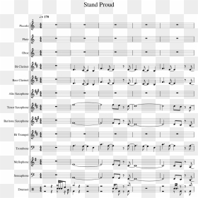 Bad And Boujee Clarinet Sheet Music, HD Png Download - turn up png
