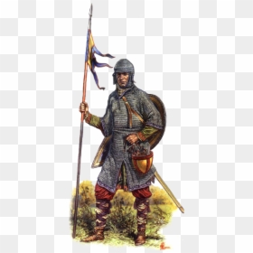 The Average Knight In The Anarchy Period Wears Chainmail - Norman Warrior 11th Century, HD Png Download - chain mail png