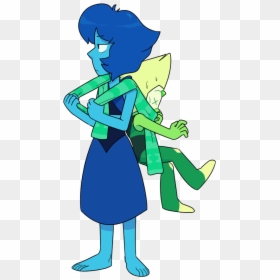 Clothing Green Fictional Character Vertebrate Cartoon - Lapis And Peridot Png, Transparent Png - steven universe lapis png