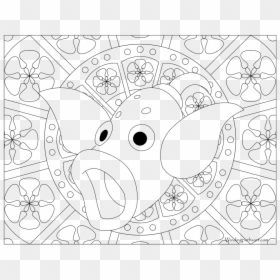 Pokemon Coloring Pages Adult, HD Png Download - weepinbell png