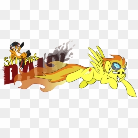 Eqd Banner - Spitfire Daily - Illustration, HD Png Download - mlp spitfire png