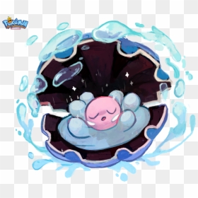 Pokemon Clamperl Drawing, HD Png Download - weepinbell png