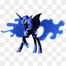 Nightmare Moon Nontrsprnt Hair By Moongazeponies-d3jwib8 - My Little Pony Luna Evil, HD Png Download - mlp spitfire png