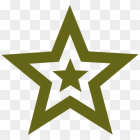 Army Star Clipart, HD Png Download - army png