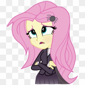 Fluttershy Equestria Girl Sad, HD Png Download - crying png