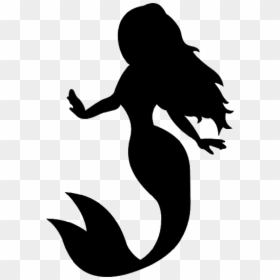 Disney Princess Silhouette Ariel, HD Png Download - mermaid silhouette png