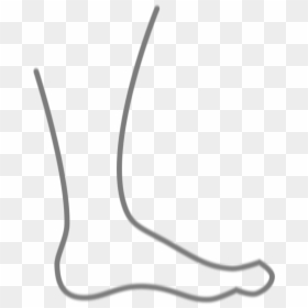 Black And White Clip Art Foot, HD Png Download - feet png