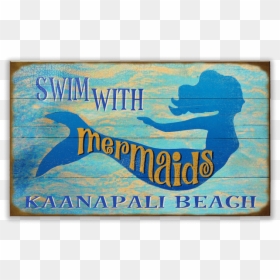Mermaid Sign, HD Png Download - mermaid silhouette png