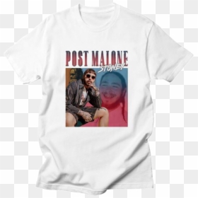 تیشرت با عکس رهبر, HD Png Download - post malone png