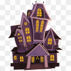 Haunted House Cartoon Png, Transparent Png - spooky forest.png